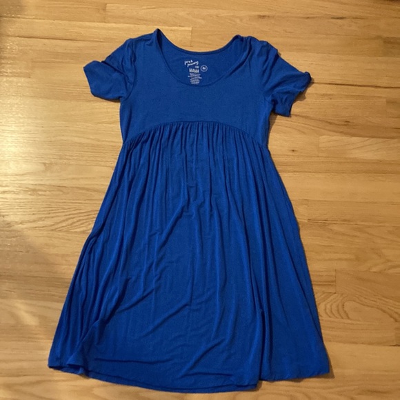 June & January empire waist blue dress - Picture 1 of 3